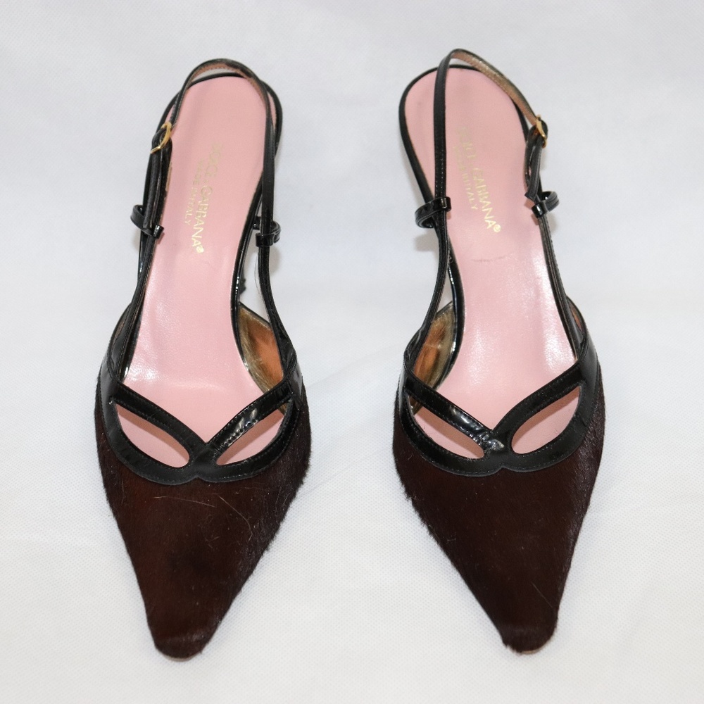 Dolce & Gabbana Slingback Cowhide Heel